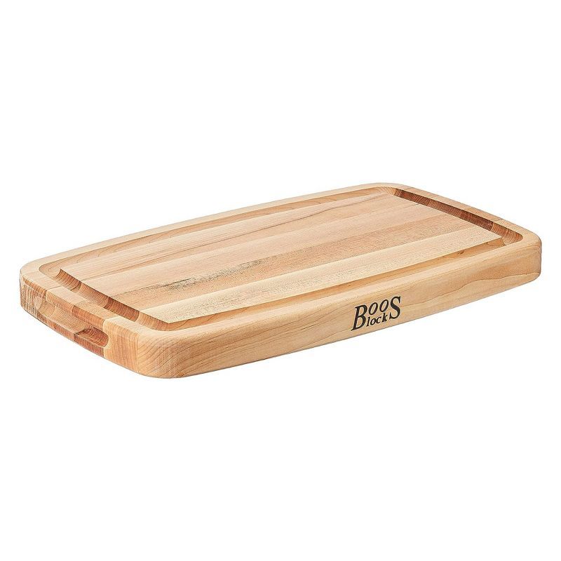 John Boos Maple Wood Reversible Cutting Board with Juice Groove