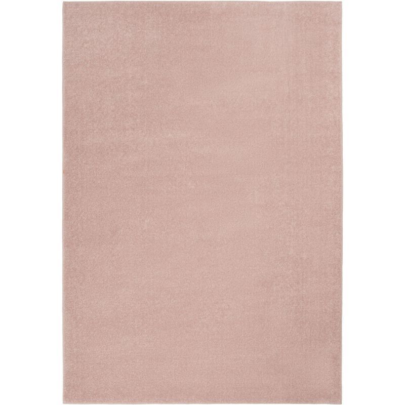 Orchid Pink Soft Hand 5' x 7' Indoor/Outdoor Synthetic Area Rug