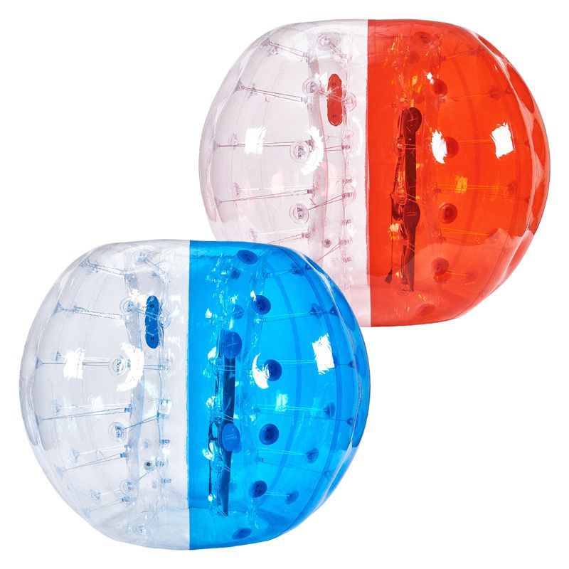 5FT Inflatable Blue and Red PVC Bumper Balls for Adults