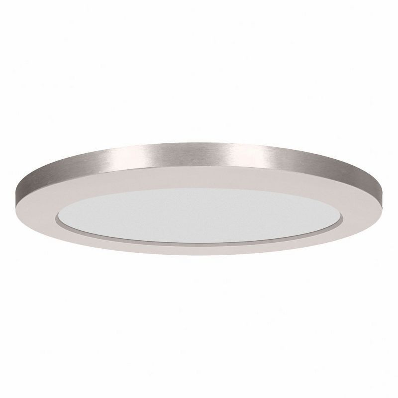 Slim Chrome LED Flush Mount Ceiling Light