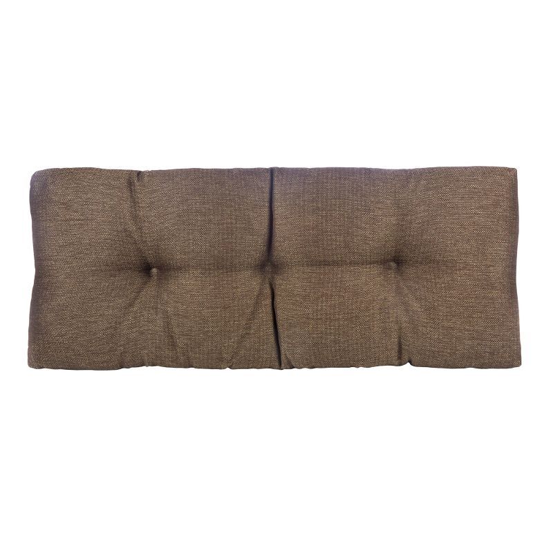 Omega Gold Tufted 35-inch Universal Bench Cushion