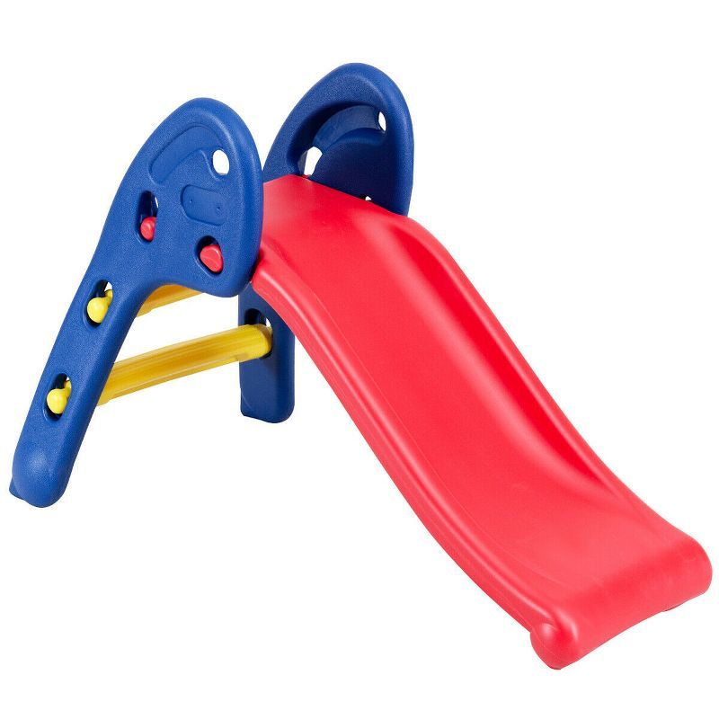 Colorful 2-Step Folding Plastic Children's Slide