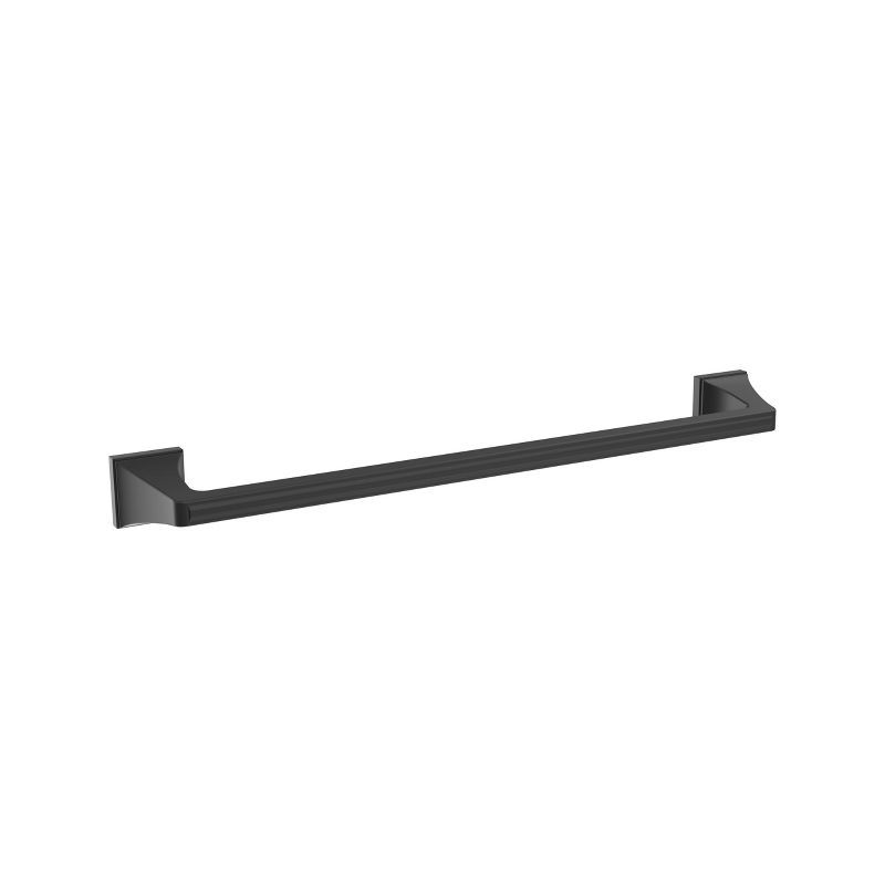 Mulholland Matte Black 18-Inch Wall Mounted Towel Bar