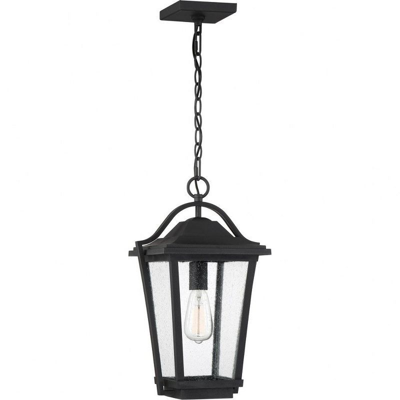 Darius Black Glass Outdoor Hanging Lantern