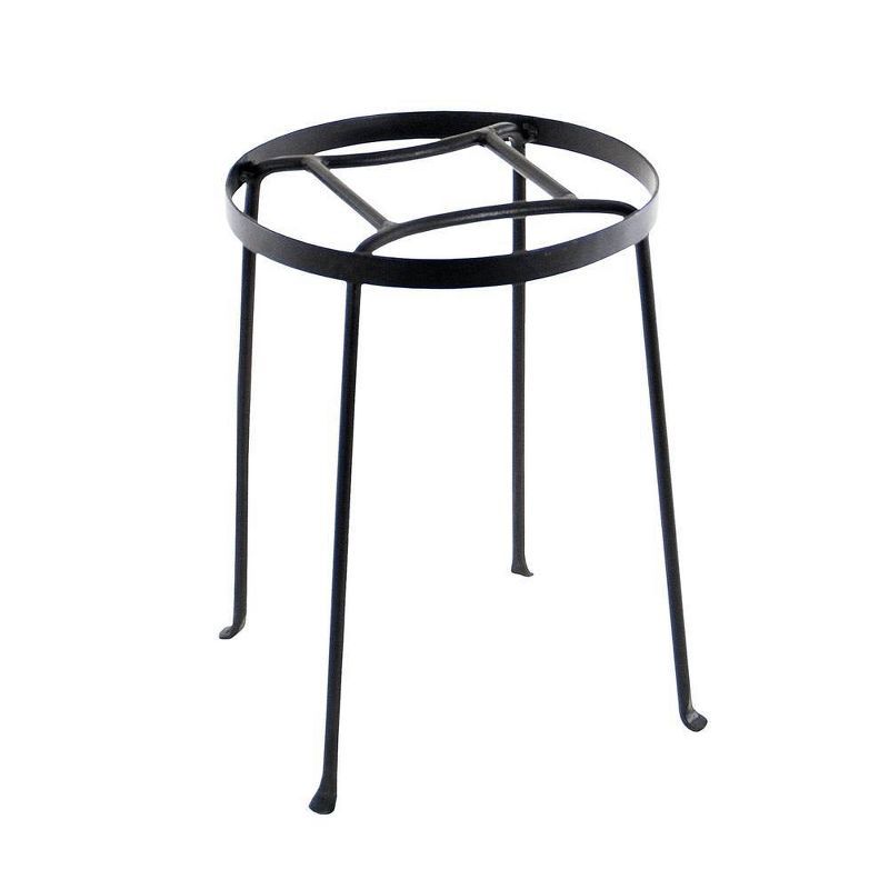 Argyle Black Wrought Iron 18" Plant Stand