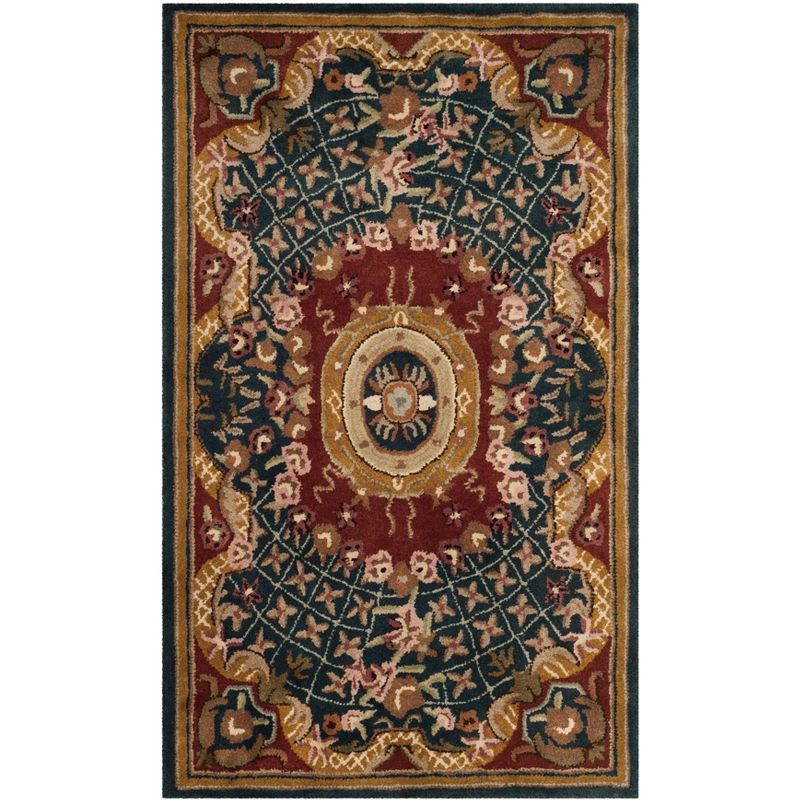 Classic Persian-Inspired Hand-Tufted Wool Area Rug, 3' x 5'