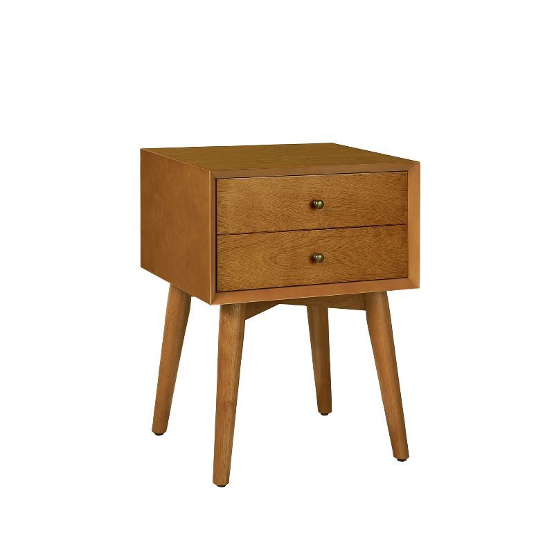 Acorn Mid-Century Modern 1-Drawer Nightstand