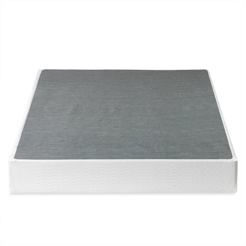 Twin Gray Metal Smart Box Spring with Quick Assembly