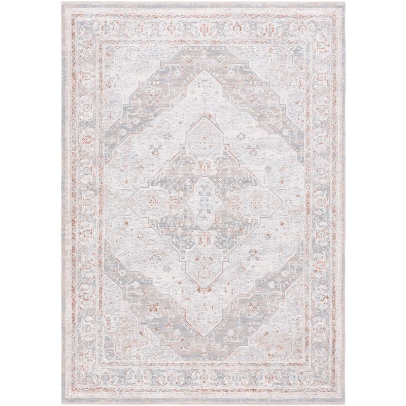 Elysian Blue 8'x10' Hand-Knotted Viscose Rectangular Rug