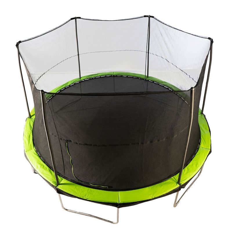 JumpKing 14-Foot Round Black Trampoline with Enclosure System