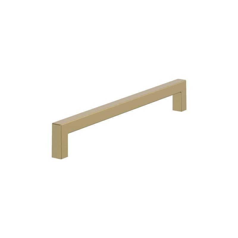 Golden Champagne 12-inch Modern Square Appliance Pull