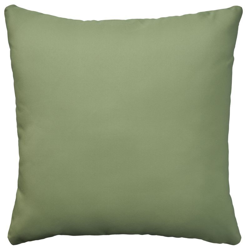 Aloha Green Reversible 20" Square Indoor Outdoor Throw Pillow