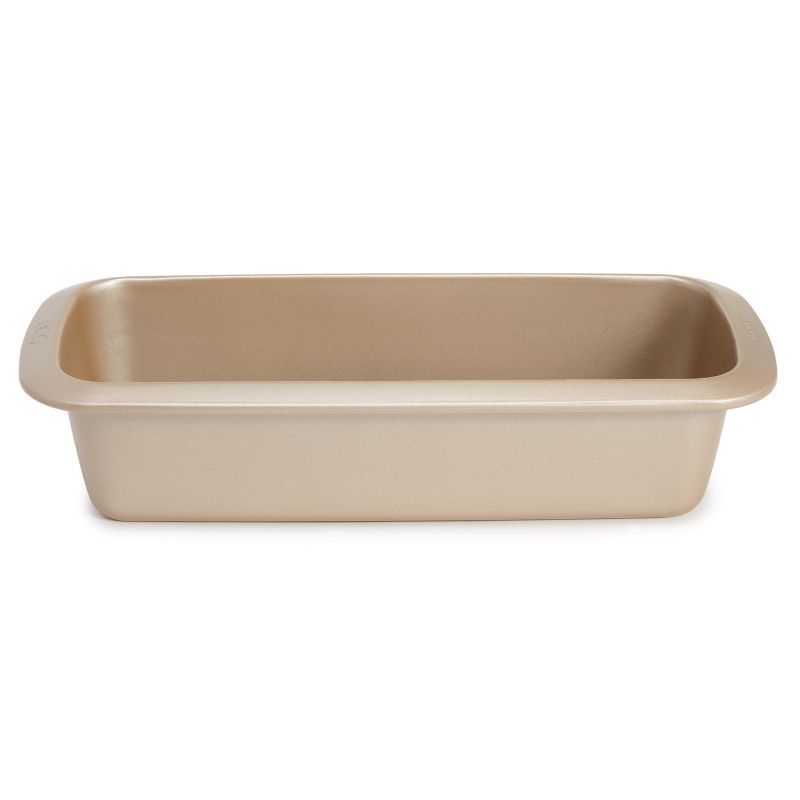 Beige Non-stick Carbon Steel Rectangular Cake Pan 13.4"