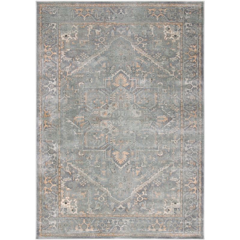 Hand-Knotted Gray Viscose 5' x 7' Reversible Area Rug