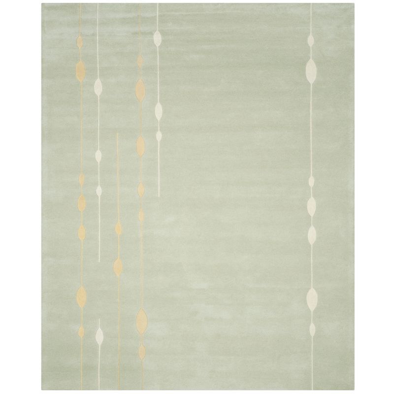 Soho Light Green Hand-Tufted Wool and Viscose Area Rug