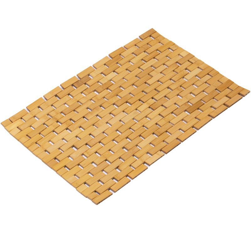 Small Natural Bamboo Foldable Non-Slip Bathroom Mat