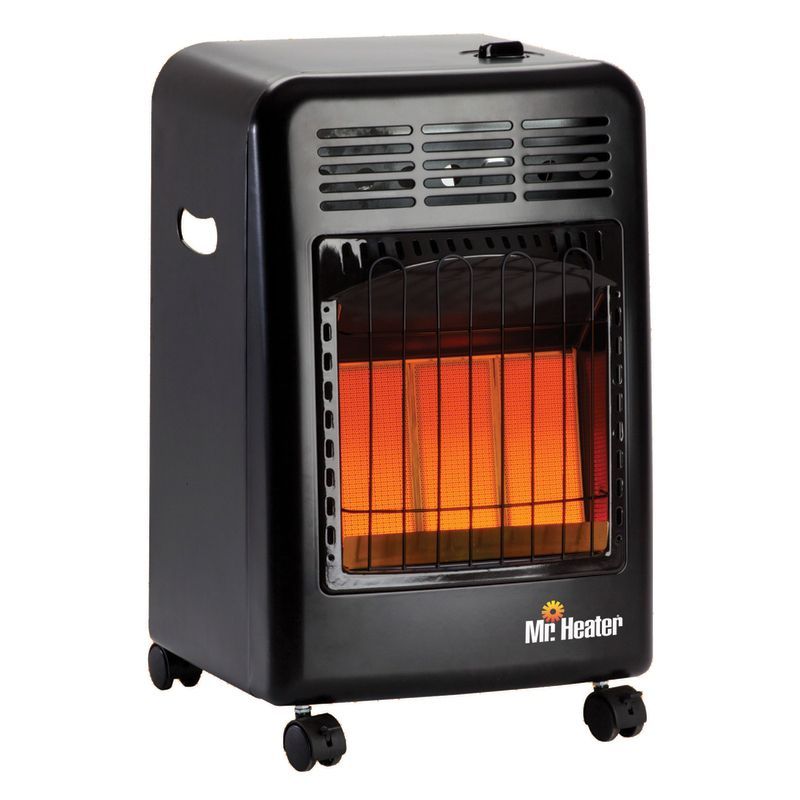 Mr. Heater Black Steel Portable Propane Radiant Heater