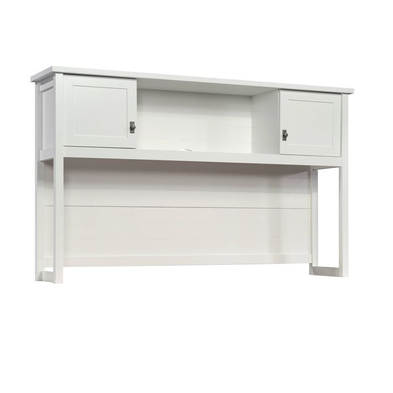 Cottage Road 66" White Bead Board Desk Hutch