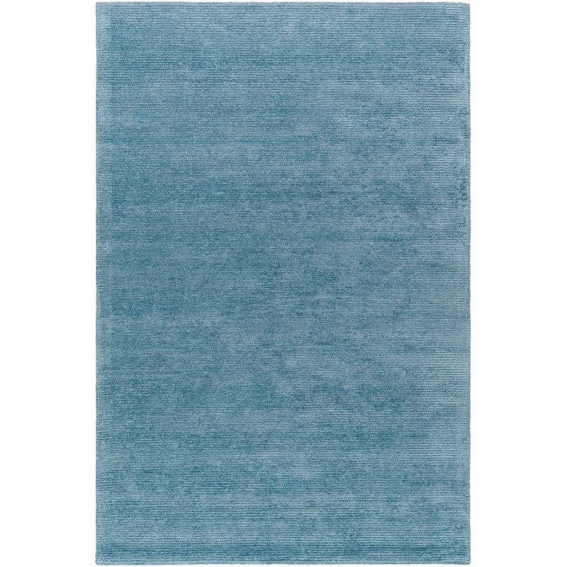 Jett 5' x 7'6" Denim Blue Handmade Wool and Viscose Area Rug