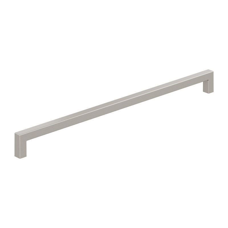 Monument Satin Nickel 13-Inch Rectangular Cabinet Bar Pull