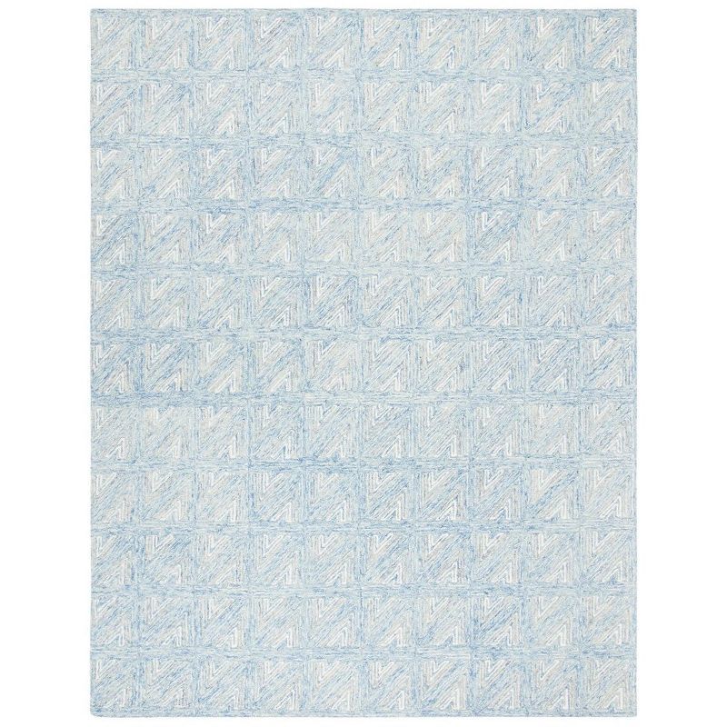 SAFAVIEH Abstract Albine Zig Zag Area Rug, Blue/Beige, 8' x 10'