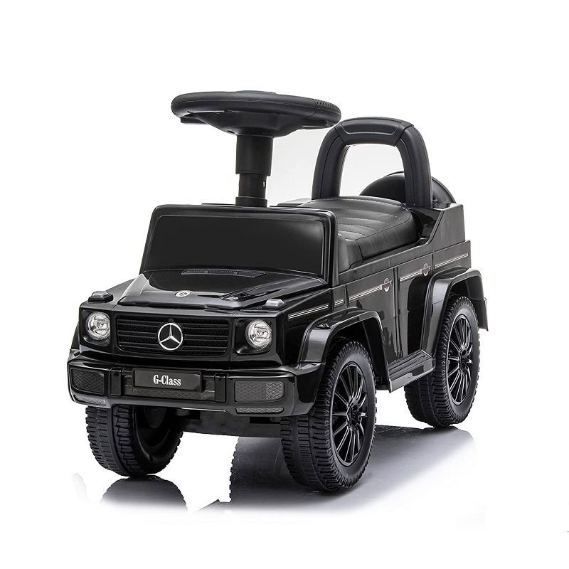 Black Large Mercedes G-Wagon Push Car with Hidden Storage