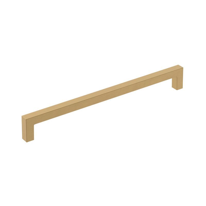 Champagne Bronze Modern Bar Cabinet Pull with Mounting Hardware