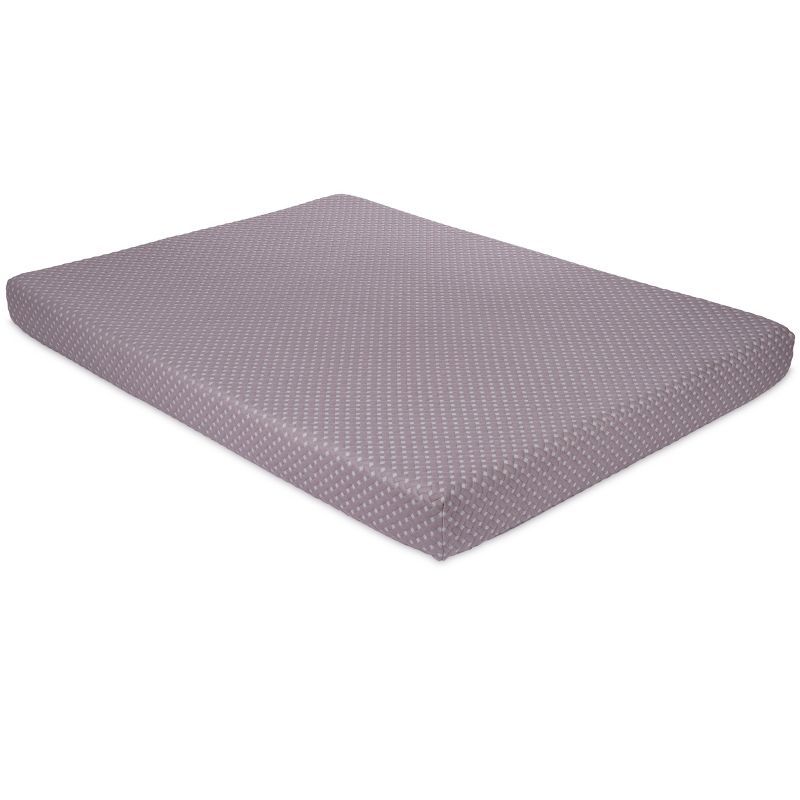 Full Size Dark Grey Memory Foam Pillowtop Futon Pad