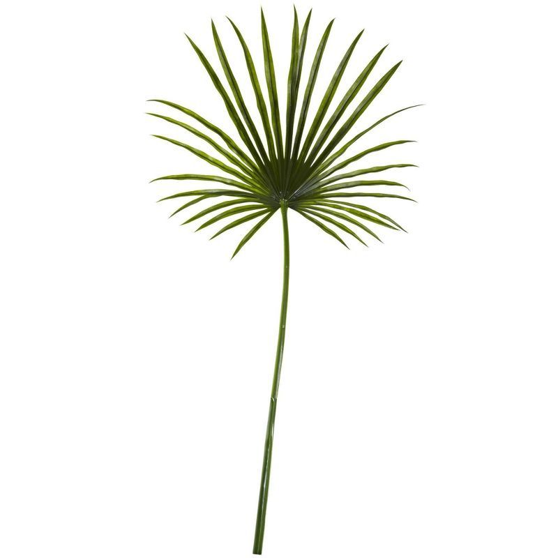 Elegant Summer Breeze 50'' Green Fan Palm Artificial Spray Set