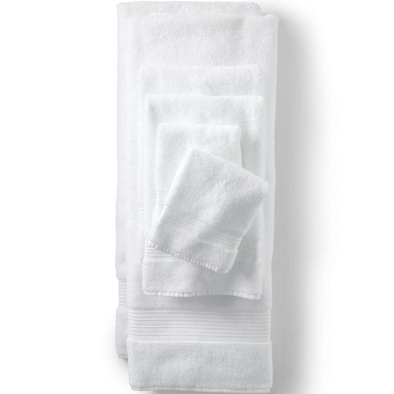 White Turkish Cotton Plush Washcloth Set - 2 Pieces