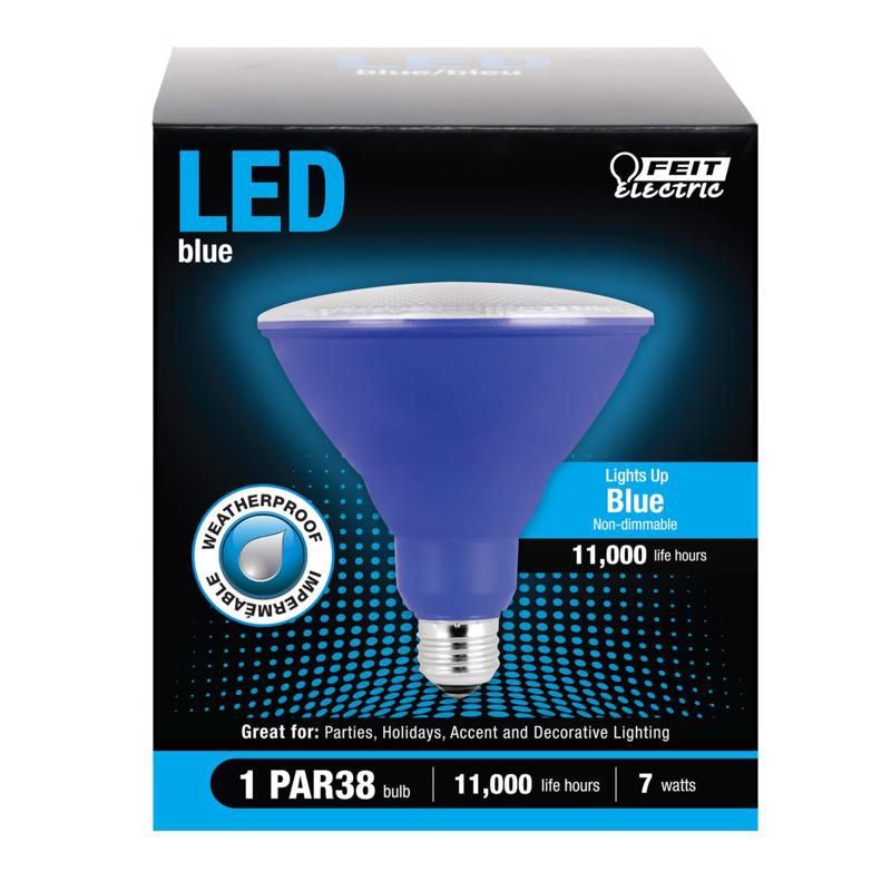 Feit Electric Blue PAR38 Weatherproof LED Bulb 7 Watts