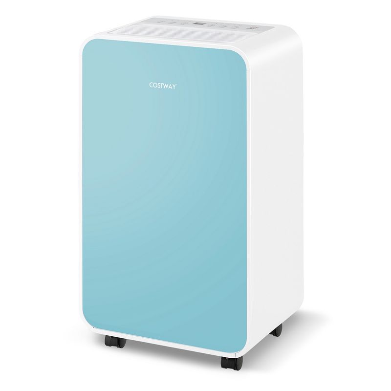 Costway Blue Portable Dehumidifier with LED Display