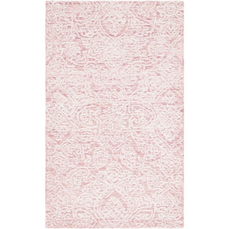 Ivory Elegance Hand-Tufted Wool Rectangular Rug