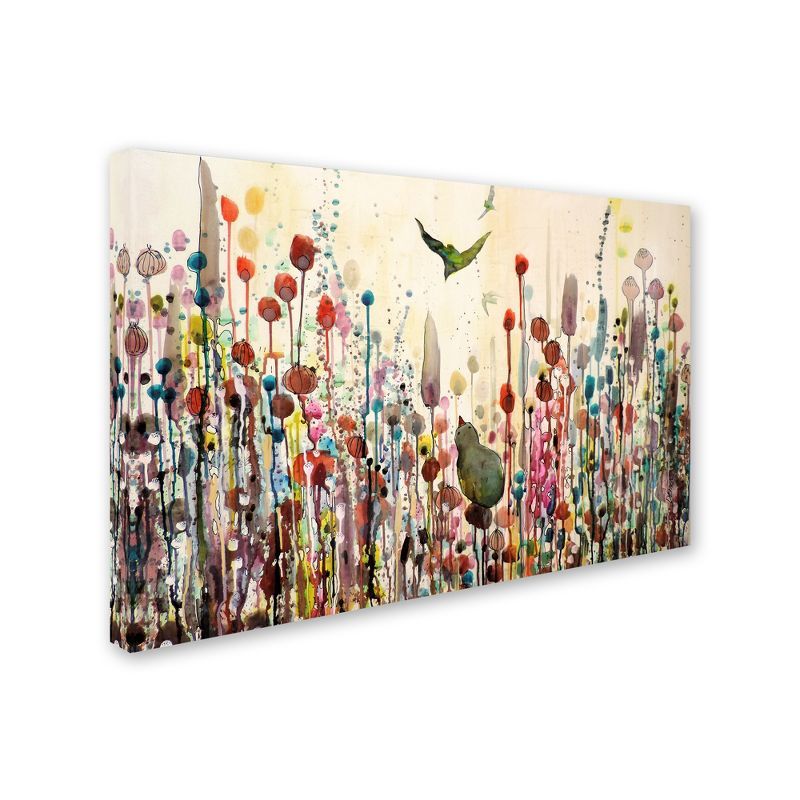 Learning to Fly Abstract Multicolor Canvas Wall Art