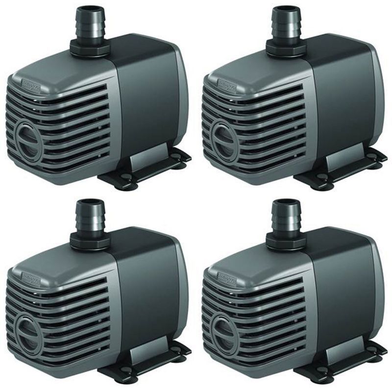 Active Aqua 400 GPH Submersible Indoor/Outdoor Water Pump 4-Pack