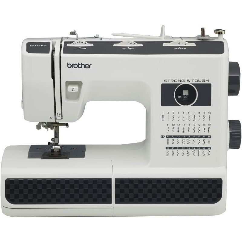 Brother ST371HD Heavy-Duty Black and White Sewing Machine