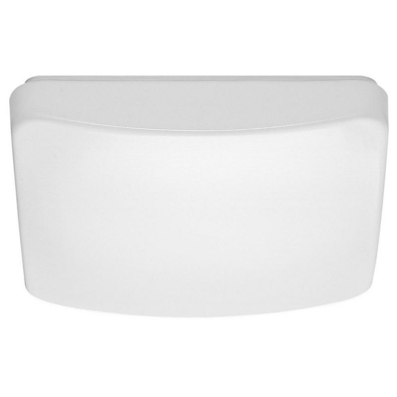 Sleek Square 11" LED Flush Mount Light with CCT Selectable White Acrylic