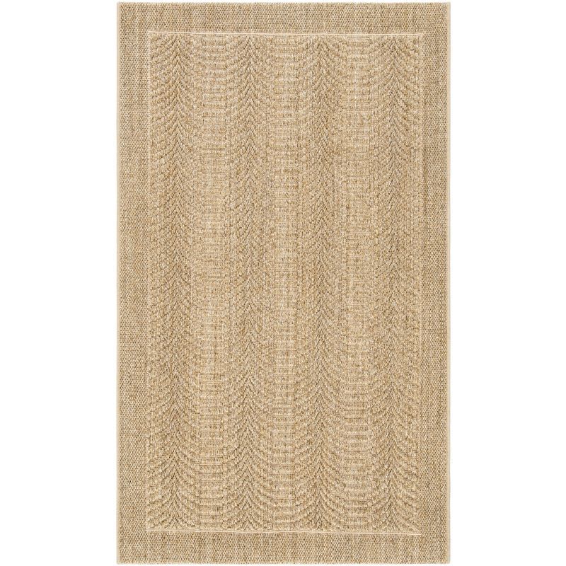 Desert Sand Geometric Sisal 4' x 6' Area Rug