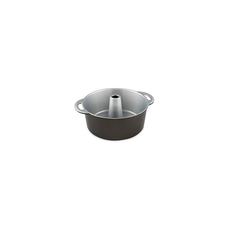 11.25" x 10" Silver Non-stick Aluminum Tube Cake Pan