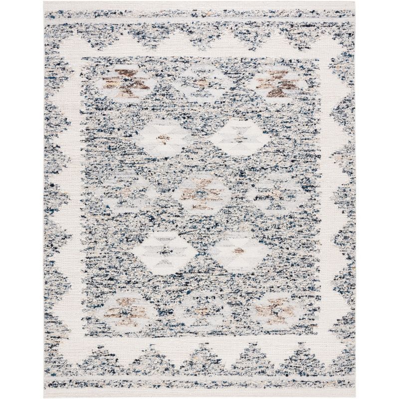 Ivory Bliss Hand-Knotted Wool Shag Rug 8' x 10'