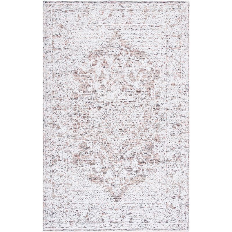 Ivory Elegance Hand-Tufted Wool Rectangular Area Rug