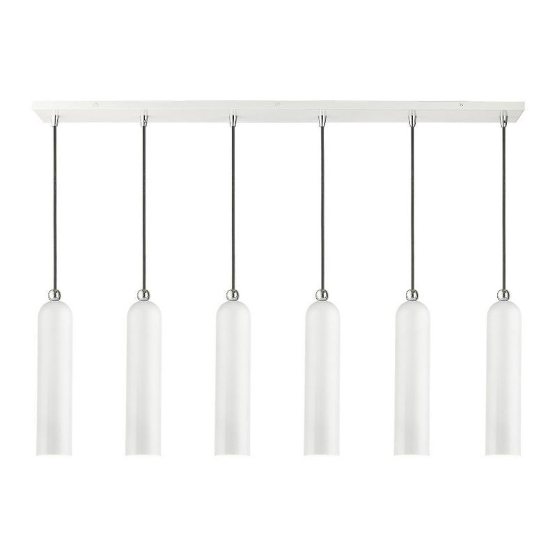 Ardmore 6-Light Modern White Indoor/Outdoor Island Pendant