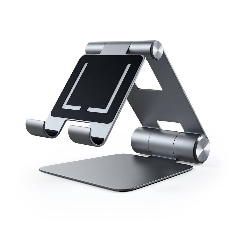 Space Gray Aluminum Foldable Multi-Angle Tablet Stand