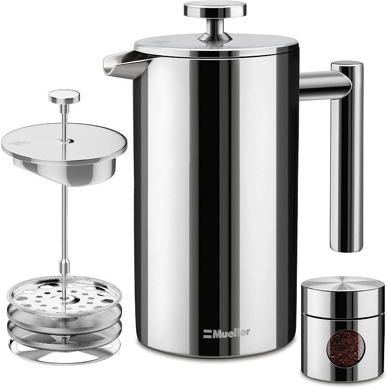 Stainless Steel Double Insulated French Press Coffee Maker