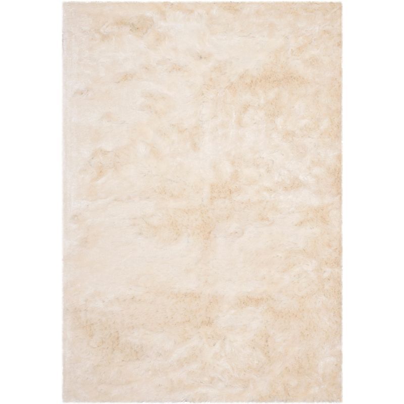 Ivory 8' x 10' Hand-Tufted Shag Area Rug