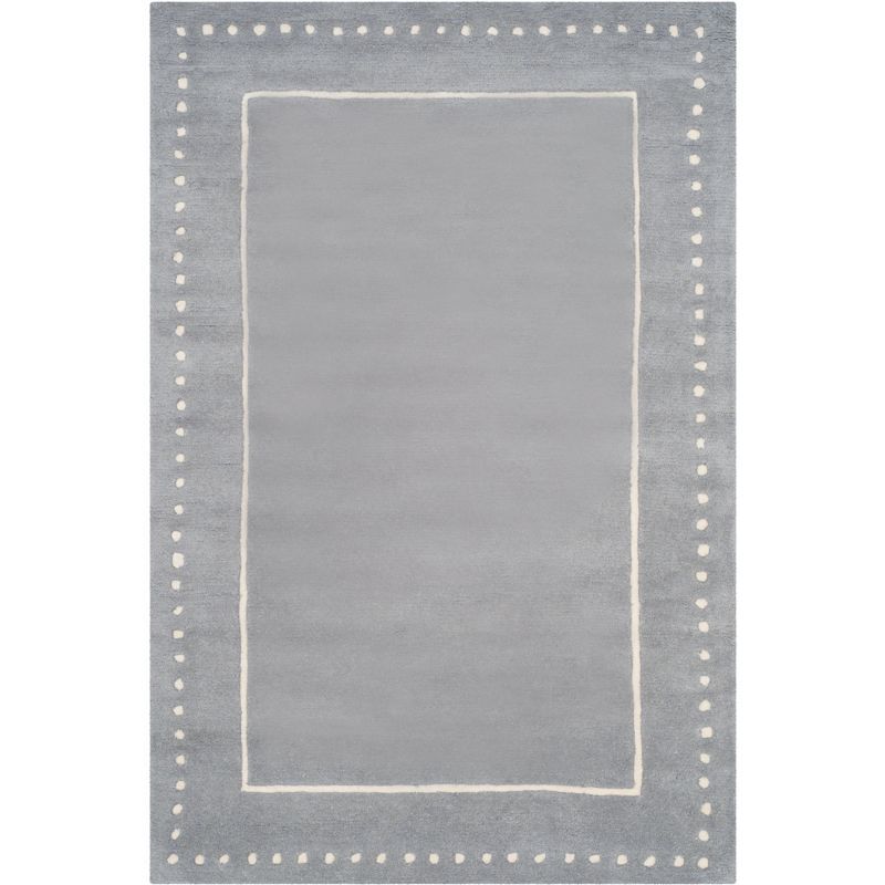 Ivory Elegance 4' x 6' Hand-Tufted Wool Area Rug