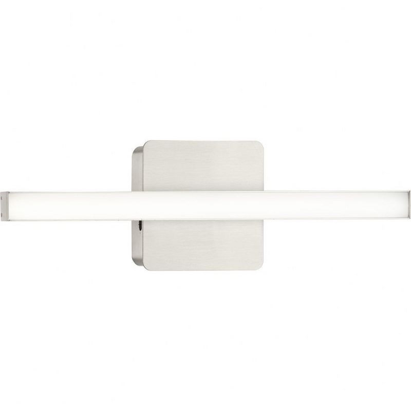 Brushed Nickel Dimmable LED Linear Vanity Light