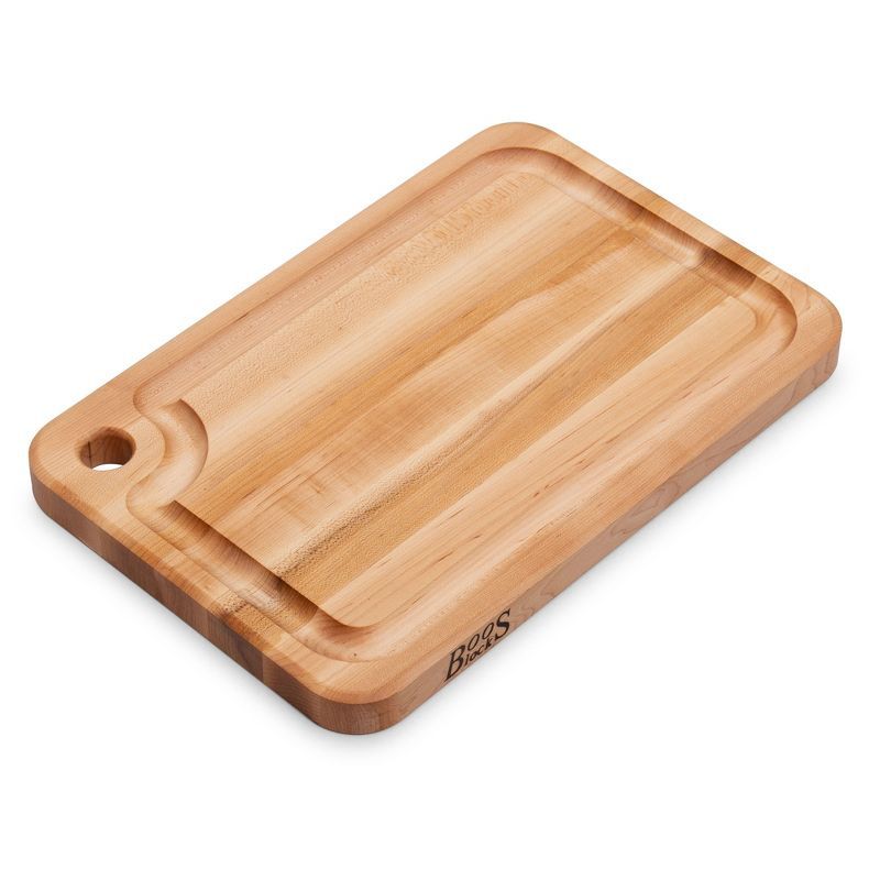 Maple Wood Reversible Cutting Board with Juice Groove