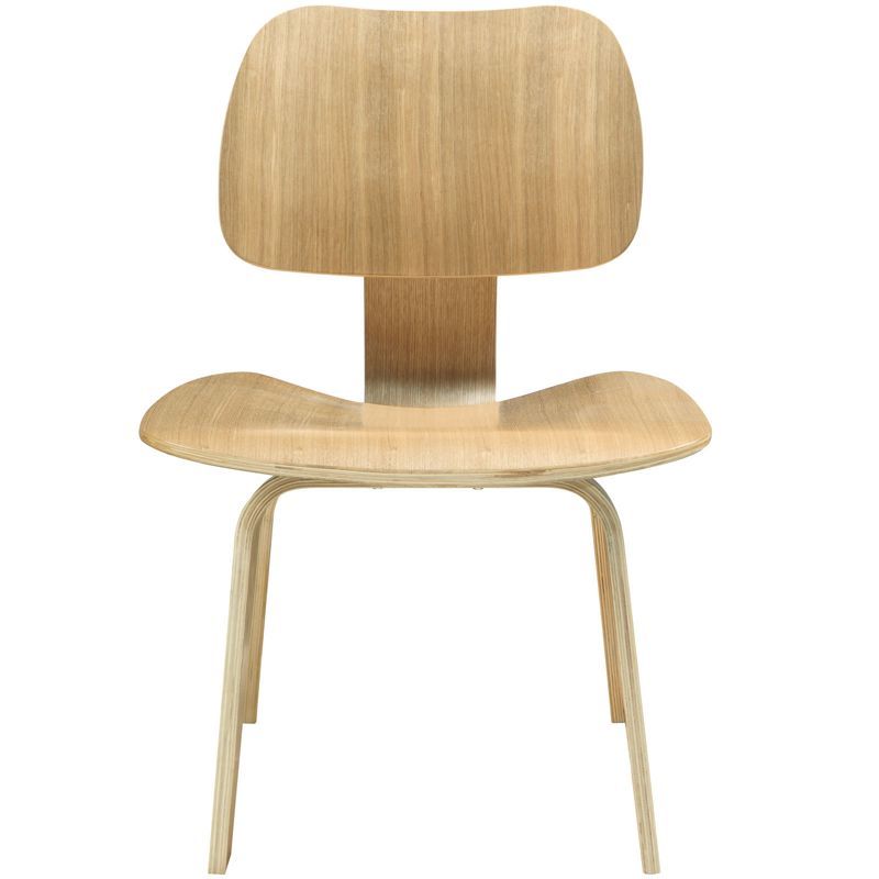 Natural Low Wood Side Chair with 32.5" Height