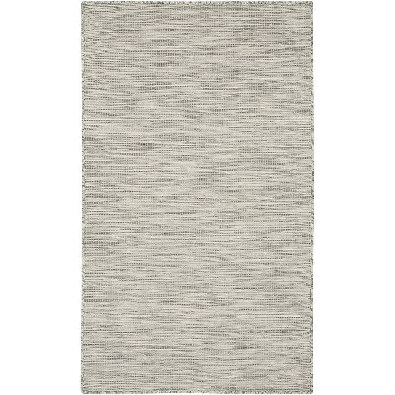 Positano Light Grey 3' x 5' Easy-Care Synthetic Area Rug